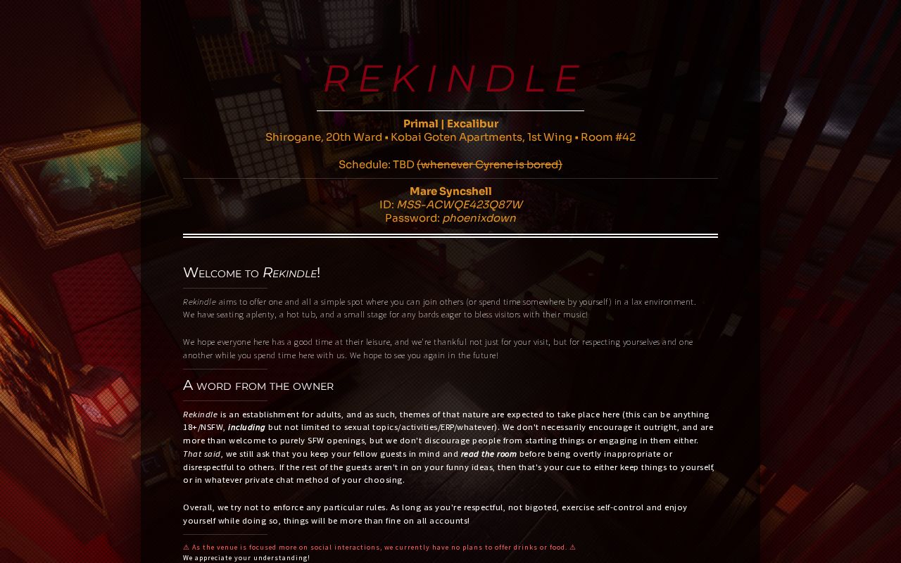 Carrd profile picture for @rekindle